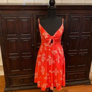 Red Summer Dress Size Medium